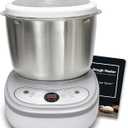 Dough Mixer with Fermentation Function, 5.3Qt Large Capacity Dough Maker for Bread, Pizza & Sourdough, Electric Dough Kneading Machine with Stainless Steel Bowl and Touch Control Panel