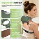 2026 Upgrade Edition 4D Neck and Shoulder Heat Massager, Wireless Portable Neck Massager, Relieves Muscle Pain, Simulates Deep Tissue Massage of Human Hand, Ideal Gift.Emerald Green