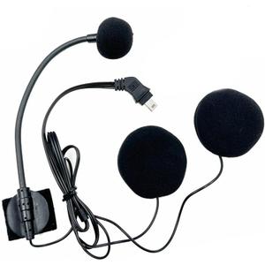 10Pin Helmet Half Face Motorcycle Headset Earphone Microphone Noise Cancelling Music Half Face Helmet Accessories Motorcycle Helmet Headset