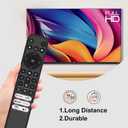 4 x Replacement Remote Control for TCL Google TV, RC813 Compatible with TCL QM8/QM7/Q7/Q6/Q5/S5/S4/S3 Series 4K UHD HDR LED QLED Smart TVs