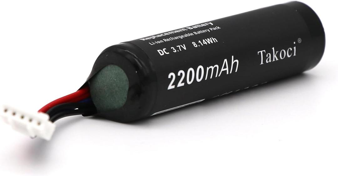 Replacement Battery Compatible with Log'itech UE ROLL, UE Roll 1, UE ROLL 2, UE Roll Ears Boom, WS600, WS600BL, WS600VI,fits Part No 533-000122, T11715170SWU, 3.7V 2200mAh / 8.14Wh