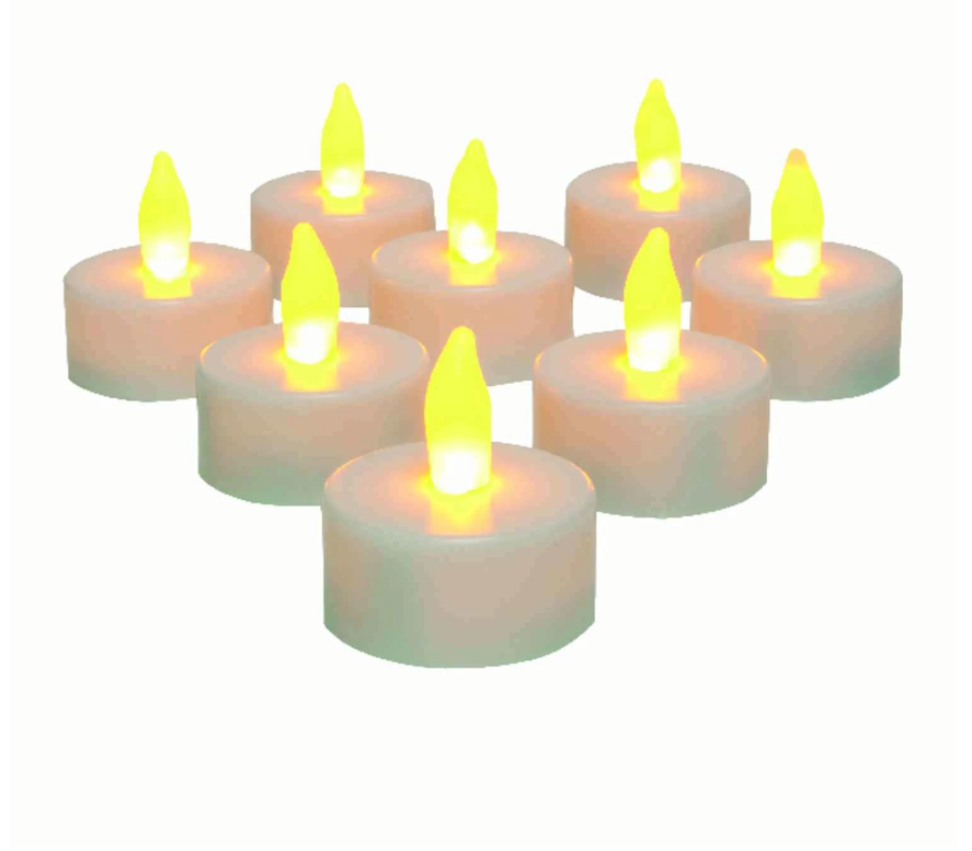 Flameless Tea Light Candle, 8-pk.