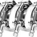 BOTTEN 4 Pack 1.25" T-Bolt Hose Clamp, Clamp Range 41-46mm for 1.25" Hose ID, Hose Clamps Stainless Steel, Hose Clamp Pliers and Clamps Heavy Duty,Rradiator Hose Clamps
