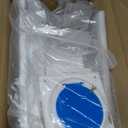 12" Ultra Quiet Bathroom Exhaust Fan with 6500K LED Light, 1.0 Sone 120 CFM, 10x10 Mount, 1500 LM Ceiling Ventilation Fan, Energy Efficient (6500K LED-W)