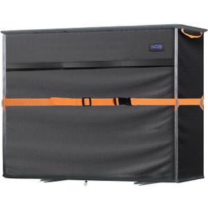Mini Split Air Conditioner Cover for Outside Units,600D Waterproof Air Conditioner Mini Split Cover,Outdoor Rectangular Air Conditioner Covers for AC Units, Fits up to 41.3"L x 17.3"W x 38"H