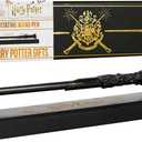 Harry Potter Floating Wand Pen with Magnetic Stand, HogwartsCollectibles in Gift Ready Box, Cool Desk Decor for Office, Gifts for Kids and Adults (Black 1 Pcs)