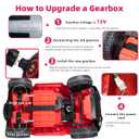 12v Motor Gearbox RS550 40000RPM High Speed 2Pcs Ride On Car Gearbox fit Kids' Electric Vehicles Jeeps ATV Truck Car SUV 12V Ride on Toys Replacement