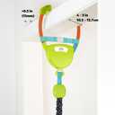 Bright Starts Bounce 'n Spring Deluxe Door Jumper for Baby with Adjustable Strap, 6 Months and Up, Max Weight 26 lbs