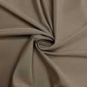sancua Round Tablecloth - 60 Inch - Water Resistant Spill Proof Washable Polyester Table Cloth Decorative Fabric Table Cover for Dining Tables, Buffet Parties and Camping, Taupe