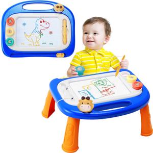 Toddler Toys, Magnetic Drawing Doodle Board Etch A Pad Sketch, Toddler Boy Toys for Educational Learning of Age 1-3 Boys & Girls Birthday Christmas Gifts