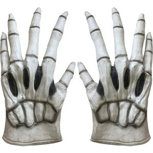 Latex Skeleton Gloves  Creepy Bone Hands for Halloween & Cosplay