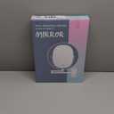 FUNTOUCH Rechargeable Wall Mounted Lighted Makeup Mirror, Oval Double-Sided Mirror 1X/10X Magnifying Wall Mounted,3 Color Lights Touch Screen Dimmable 360Swivel 13 Inch Extendable