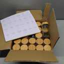 NETANY 24 Pcs Glass Spice Jars with Bamboo Lids, 4 oz Glass Jars with Minimalist Farmhouse Spice Labels Stickers, Collapsible Funnel, Seasoning Storage Bottles for Spice Rack, Cabinet, Drawer