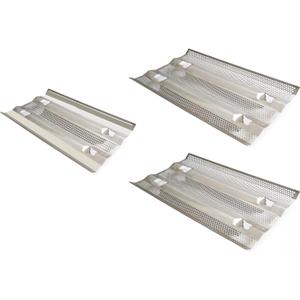 S9C531(2-Pack) S9C551(1-Pack) 16GA Stainless Steel Heat Plate for Fire Magic 15-S1S1N-A, 15-S2S1N-A, 25-S1S1N-62, 25-S1S1N-71, 25-S2S1N-62, 25-S2S1N-71