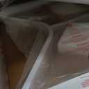 OSCHF Extra Long Desk with Bookshelf - 71" Double Long Writing Table for 2-Person Workstation, Modern Study Work Computer Desk for Home and Office, Warm White (71x23.6 inch)