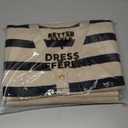 Viottiset Women's 2 Piece Outfits Stripe Sweatsuit Set Long Sleeve Button Sweatshirt Wide Leg Sweatpants Lounge Set XL