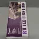 Facon 12V LED Bright RV Pancake Light Surface Mount - 2 Pack, 12Volt Interior Light with Switch, for RV Motorhomes Camper Caravan Trailer Boat, 4000K