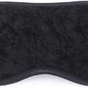 Sleep Mask Set Pack of 3, Microfiber Terry Cloth Lightweight Comfortable, Soft, Adjustable Eye Masks for Sleeping, Shift Work, Naps, Travel Night Blindfold Eyeshade for Men Women, Black/Blue/Pink