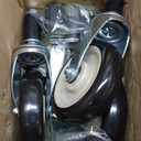 5 inch Swivel Caster Wheels Set of 4, Adjustable Expanding Stem Casters Fit for 7/8",1-1/4",1-1/2"and 1-5/8" Tube Legs for Stainless Steel Table, Furniture, Cart, Tool Cabinet