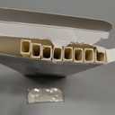 Yecaye Cord Hider, 113in Beige Cord Covers for Wires on Wall, One-Cord Cord Organizer, Easy Install Cable Management Kit, Cable Hider Home Office, W0.59in H0.4in, Beige (Small)