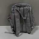 RUVALINO Diaper Bag Backpack-Multifunction Travel Baby Diaper Bag with Changing Pad, Insulated Bottle Holders & Pacifier Case, Large Capacity, Waterproof, Gray