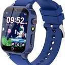 Cosjoype Upgrade Kids Smart Watch for Kids with 26 Puzzle Games HD Camera Video MP3 Player Habit Tracking Pedometer Flashlight 12/24hr Kids Watches Gift for 4-12 Year Old Boys Toys for Kids