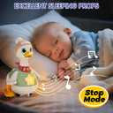 HOLA Baby Toys 6-12 Months Musical Dancing Duck Toy Set with Mama and Babys Tummy Time Toys, Crawling and Interaction Modes 1 Year Old Girl Boy Baby Stocking Stuffers