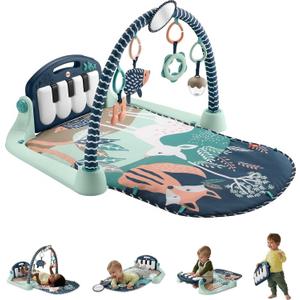 Fisher-Price Kick & Play Piano Gym, Navy Fawn