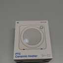 Gaiatop Mini Space Heater, Lightweight PTC Ceramic Fast Heating 500W Energy Efficient for Indoor Use, Overheating & 45 Tip-Over Protection, Portable Desk Electric Heaters for Office Home Black