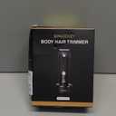 Spacekey Electric Body Hair Trimmer - IPX7 Waterproof Ball Trimmer for Men with LED Light, Wet/Dry Groomer, USB-C Rechargeable, Travel Bag Included - Men's Pubic, Groin and Body Shave