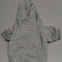 Dog Basic Hoodie Soft Dog Clothes Cold Weather Sweaters for Medium Large Dogs Cozy Fabric Warm Sweatshirt with Leash Hole (Grey, S (Back: 12.6",Chest:18.11", Neck: 13.78"))