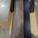 Tribesigns Modern Computer Desk, 63 x 31.5 inch Large Office Desk Computer Table Study Writing Desk Workstation for Home Office, Grey/Black