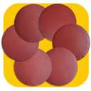 30 PCS 8 Inch NO-Hole PSA Aluminum Oxide Sanding Disc, Self Stick(5 Each of 60 100 150 180 240 400 Grit)