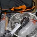 EWFEN 35PCS Griddle Accessories Kit, Flat Top Grill Accessories Set for Blackstone and Camp Chef, Grill Spatula Set with Enlarged Spatulas, Basting Cover, Scraper for Outdoor Barbecue