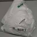 RYB HOME Semi Sheer Curtains 102 inches Long, Back Tab Light Filtering Half Privacy Window Curtains & Drapes for Bedroom Living Room, White, W 52 x L 102 inches, 2 Panels Set