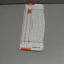 Evteck Paper Cutter 12 Inch Paper Trimmer Slider Crafting Scrapbooking Supplies for A4 Vinyl Photo Cardstock with Security Blade and Foldable Ruler