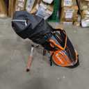 6 Pieces Kids Golf Club Set, Junior Golf Club Set Ages 4-12 Includes Stand Bag, 1# Drive, 5# Hybrid, 6/7#, 9/P# Irons and Putter, Right Hand for Boys Girls,Orange,6-10 Ages