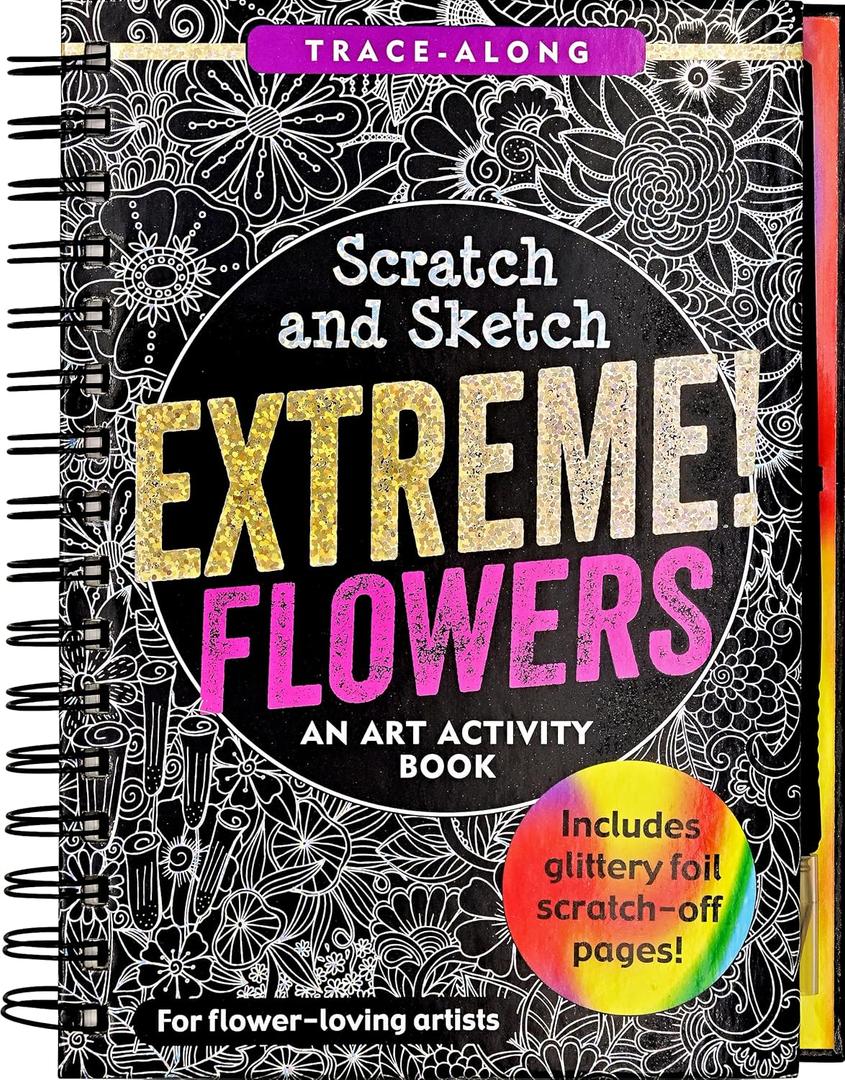 Scratch & Sketch Extreme Flowers