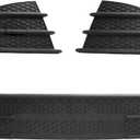 BXZ Front Bumper Insert Lower Grille Outer Grill 3pcs For 2013 2014 2015 2016 Ford Escape SE|S|S Puls