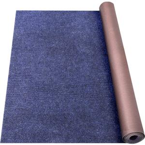 Grefinity Marine Carpet,5 FT x 20 FT Deep Blue Indoor Outdoor Rug 0.2" Thick Boat Carpeting with Water-Proof TPE Backing, Non-Slip Outdoor Marine Carpet Roll for Home, Patio, Porch, Deck