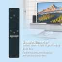 Replaced Voice Remote fit for Samsung TV UN49NU8000F UN55NU740DF UN55NU8000F UN55NU800DF UN55NU8500F UN65NU740DF UN65NU8000F UN65NU800DF UN65NU8500F UN75NU800DF UN82NU800DF UN75MU630D UN65NU8500FXZA