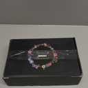 2 Pack Plant Stand Indoor Outdoor, Mid Century Plant Stand for Indoor Plants, Wood Modern Plant Holder Rattan Flower Plant stool, Low Short Boho Rustic Planter Stand, Fit 5-15 Inch Pot