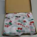 2 Pack Glitter Cherry Table Runner 35x120 Inch Cherry Birthday Party Decorations Fruit Summer Lace Tulle Fabric Table Dining Room Kitchen Holiday Wedding Baby Shower Veil Decor