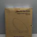 Universal Elongated Toilet Seat with Softclose Cover, One-Click to Quick Release, Compatible with TOTO/Gerber/Kohler Oval Toilet Seats, 2-Pack Toilet Bolts and Nuts, Non-Slip Toilet Bumpers, White