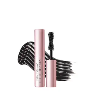 Too Faced Better Than Sex Volumizing Mascara | Dramatic Volume + Length | Cruelty Free, Travel Size, 0.17 Fl Oz, Black