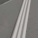 3 Set Peel and Stick Wall Molding Kit,Premade Self Adhesive Wainscoting Panels,Ready to Assemble Accent Molding Trim for Interior Wall Moulding Decor (24x60in)