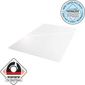 Floortex Valuemat Vinyl Rectangular Chair Mat for Hard Floor - 47" x 60"