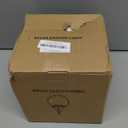 TOMEX Solar Garden Lights, Cracked Glass Ball Waterproof Warm White LED for Outdoor Decor Decorations Pathway Patio Yard Lawn, 1Pack (5.9")