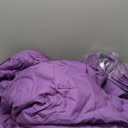 MUXHOMO 7 Pieces Full Comforter Set, Soft Bed in a Bag Full Size, All Season Bedding Set with Comforter, Flat Sheet, Fitted Sheet, Pillowcases & Shams, Purple (Full(82"x86"))