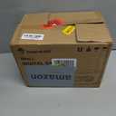 Bonsaii Safe Box with Electronic Keypad, Steel Security Lock Box with Key, 0.23 Cubic Feet, 9.06" W x 6.69" D x 6.69" H, Small Hidden Safe for Cash Jewelry